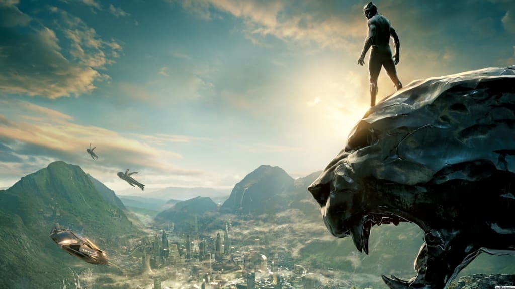 poster de película Black Panther en Wakanda