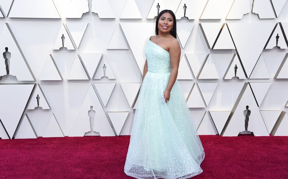 Como en todas las entregas los vestidos fueron el centro de atención, así fue Yalitza Aparicio