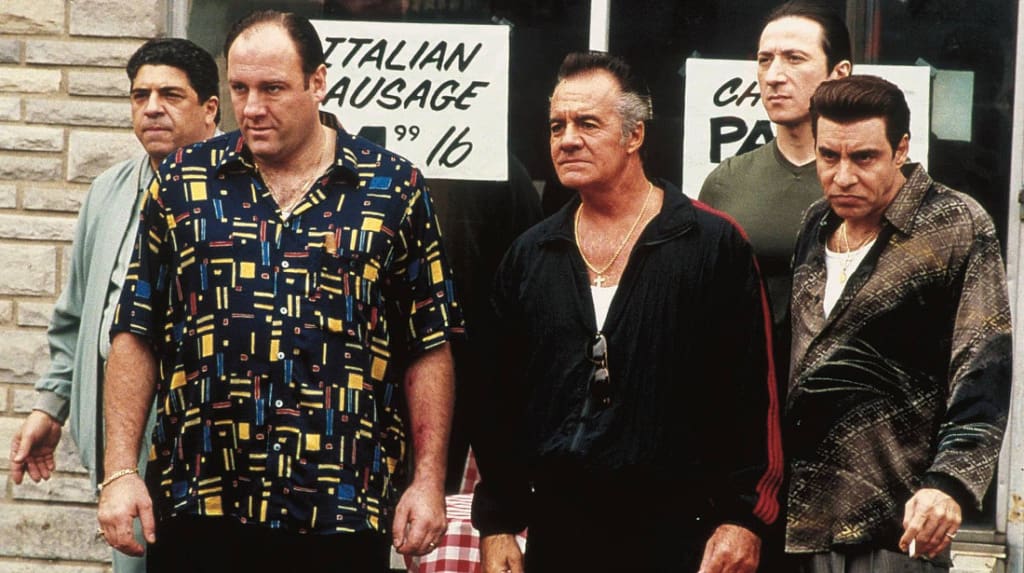Los Soprano en grupo todos