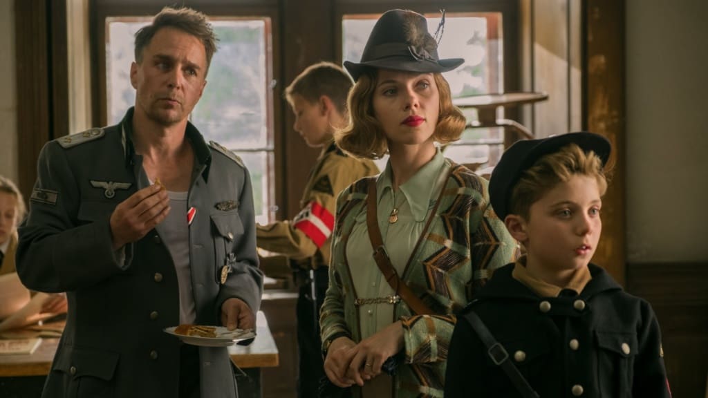 Jojo Rabbit/ Taika Waititi/ Roman Griffin Davis/ Scarlett Johansson/ / Sam Rockwelll/ Oscar