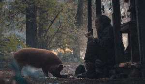 Nicolas Cage y su cerdo