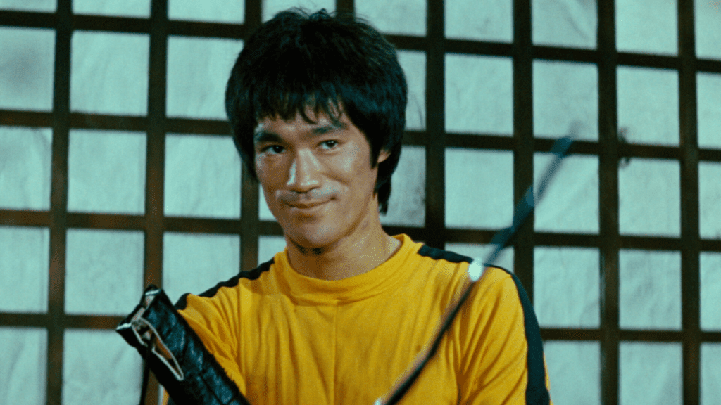 Bruce Lee en Enter the Dragon (1973).