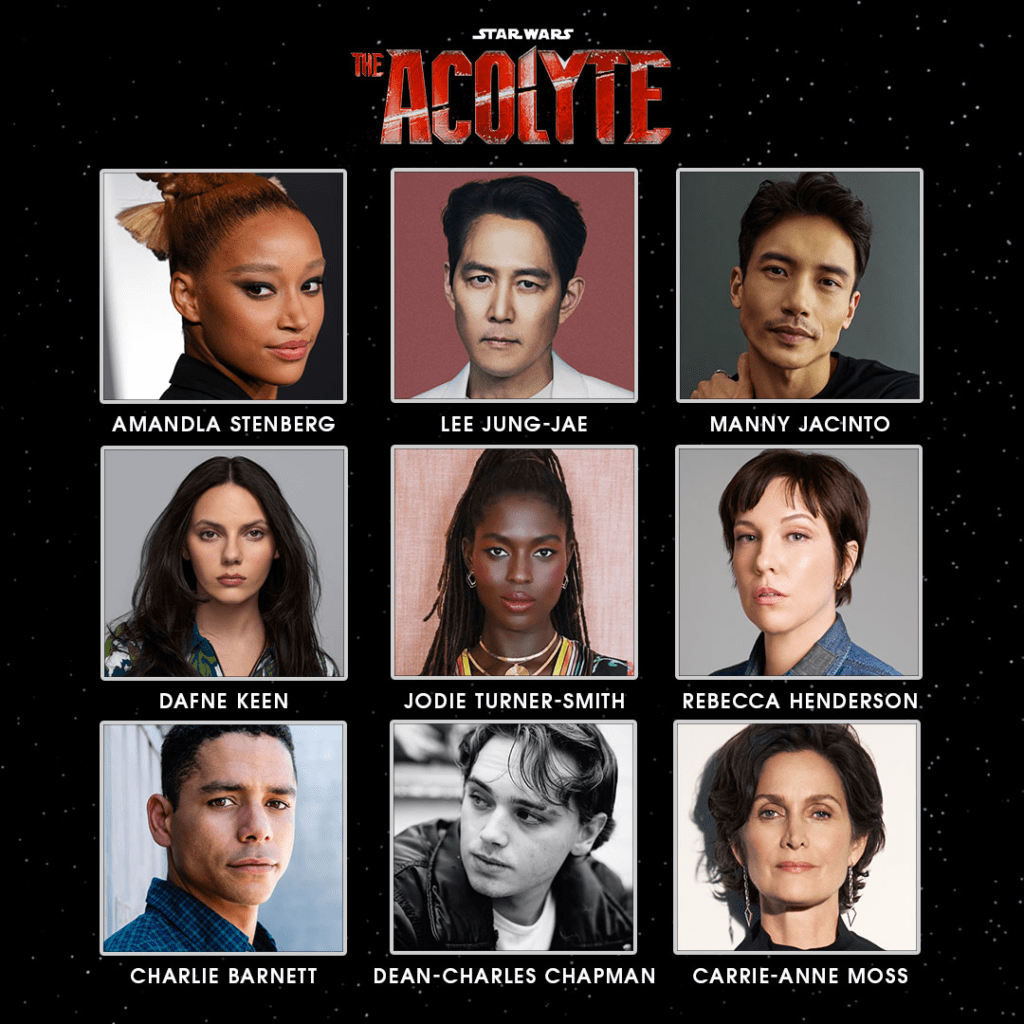 Elenco de The Acolyte, la serie expansión de Star Wars, entre ellos, Dafne Keen.