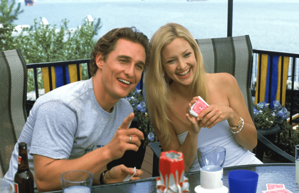 Matthew McConaughey y Kate Hudson en How to Lose a Guy in 10 Days (2003).