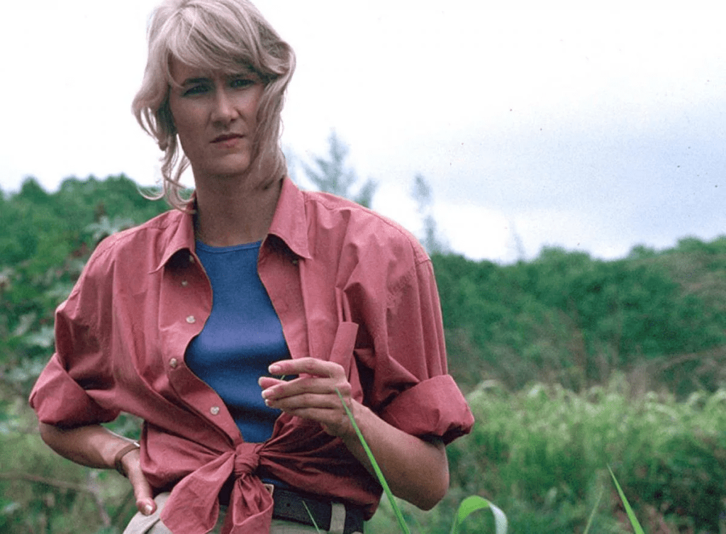 Laura Dern en Jurassic Park (1993).