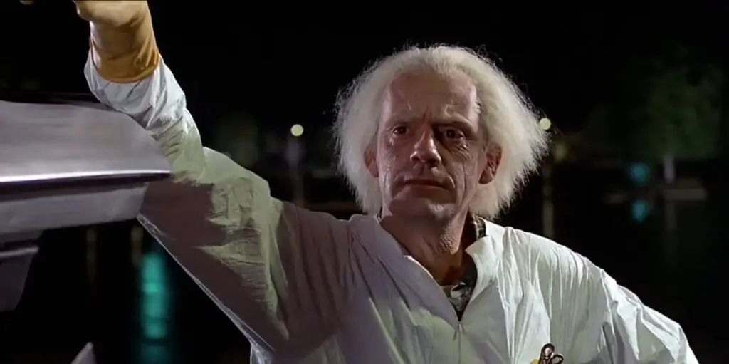 curiosidades de volver al futuro Christopher Lloyd en Volver Al futuro (1985)