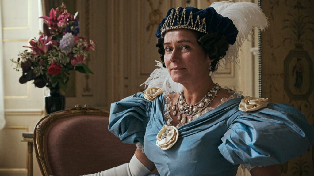 Ehrengard. Sidse Babett Knudsen as The Grand Duchess in Ehrengard. Cr. Courtesy of Netflix © 2023.