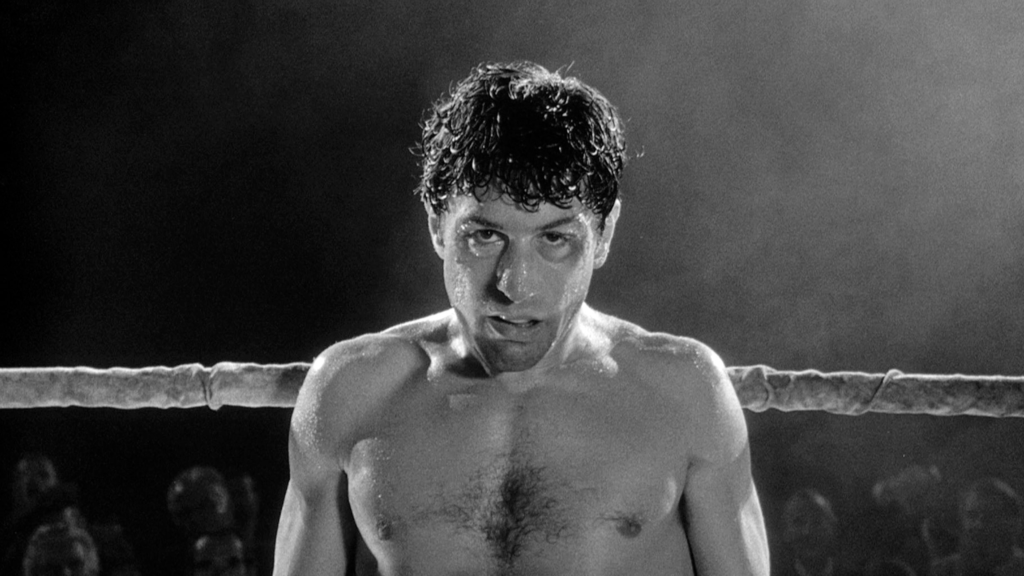 Robert De Niro en Toro Salvaje (1980).