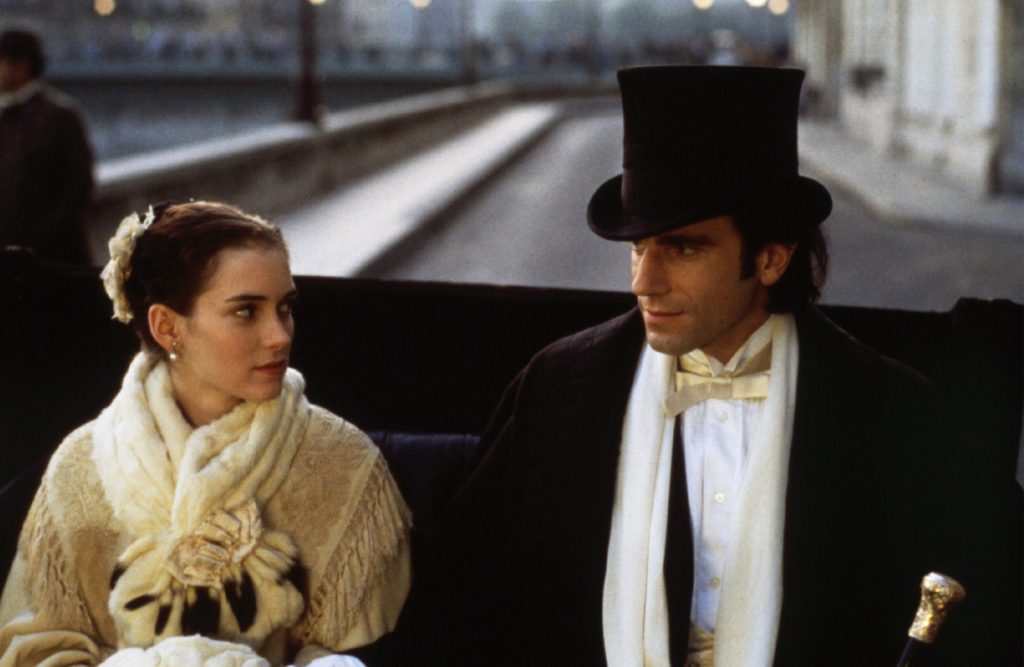 Winona Ryder y Daniel Day-Lewis en The Age of Innocence (1993).