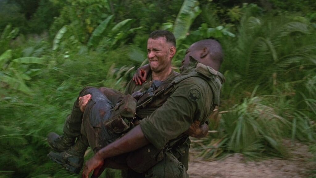 Forrest Gump en una escena de Vietnam, curiosidades de Forrest Gump