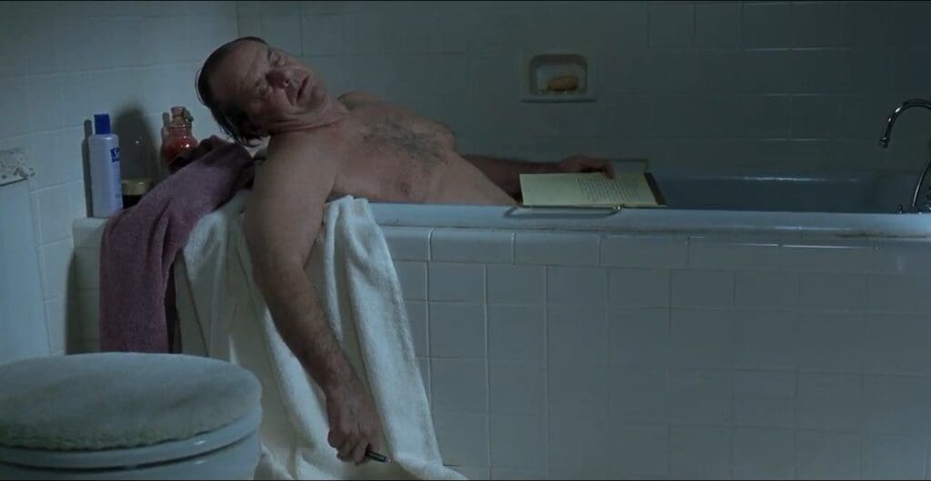 películas que hay que ver de Jack Nicholson, el actor en el baño