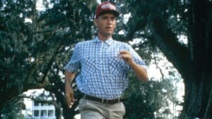Forrest Gump cuando corre