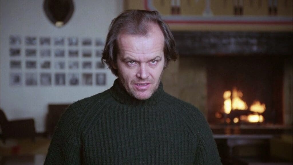 películas que hay que ver de Jack Nicholson, en the shining
