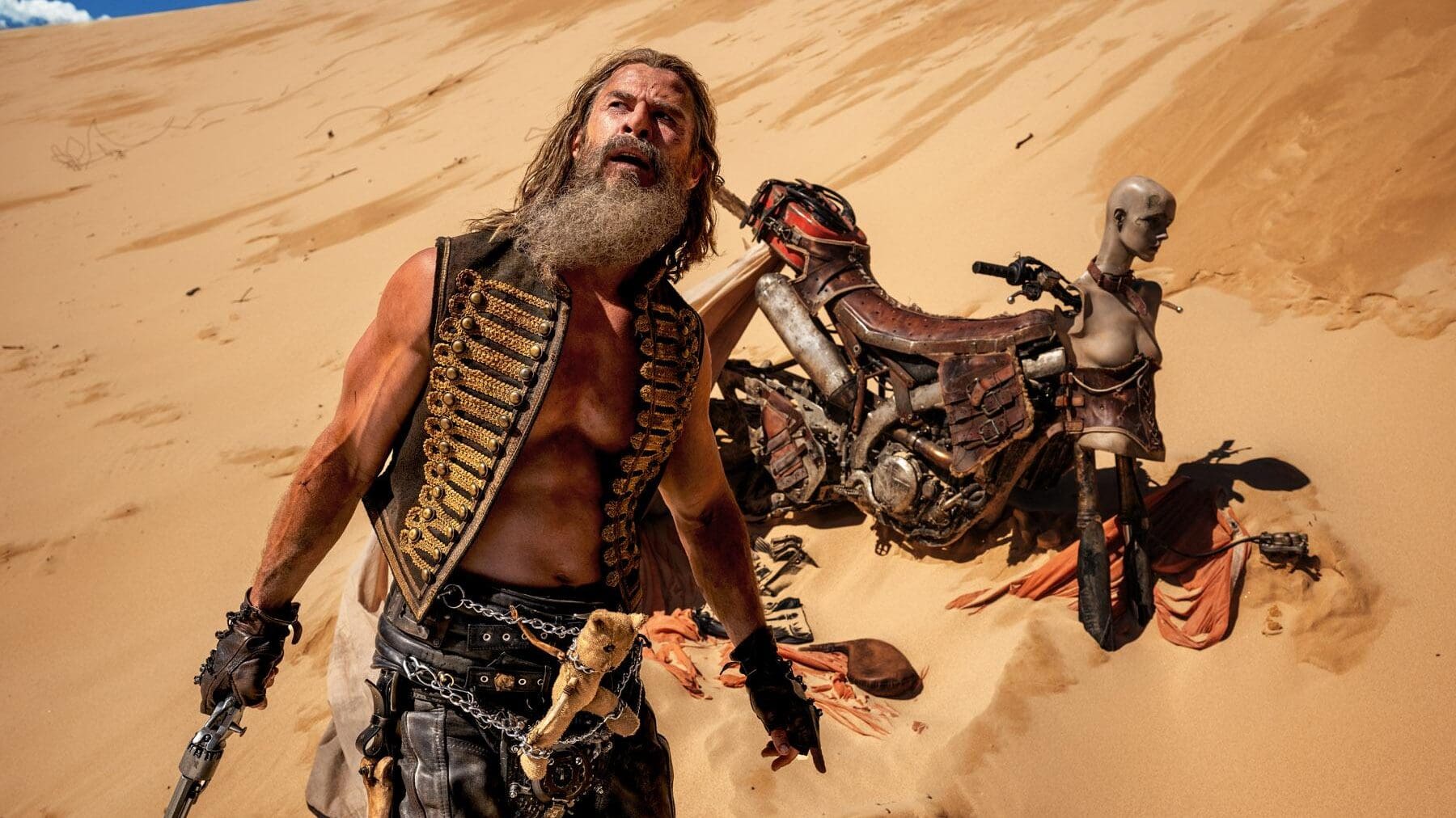 Chris Hemsworth en su papel de villano de FURIOSA