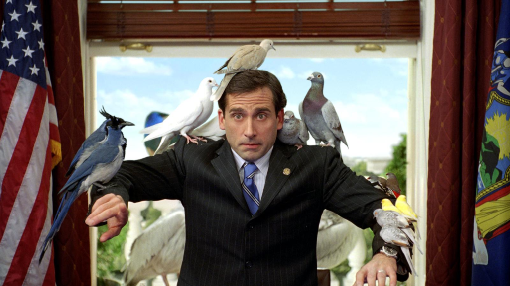Todopoderosa divertida película de Steve Carell