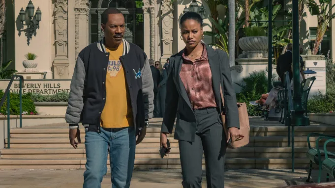 Eddie Murphy con su hija en Beverly Hills Cop: Axel F