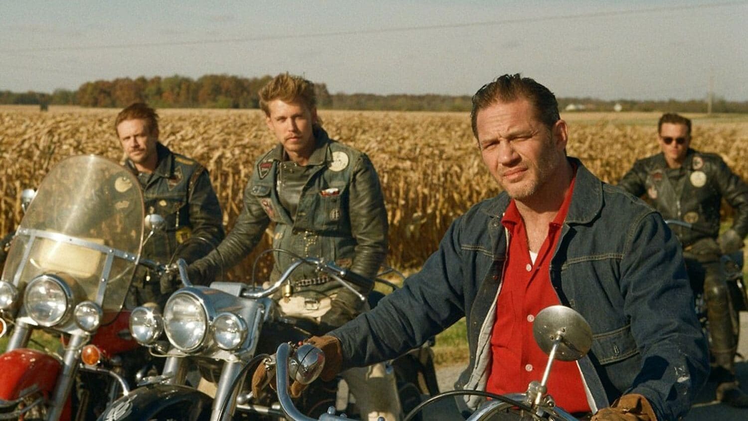 Los protagonistas de la película 'El Club de los vándalos' es sus motos
