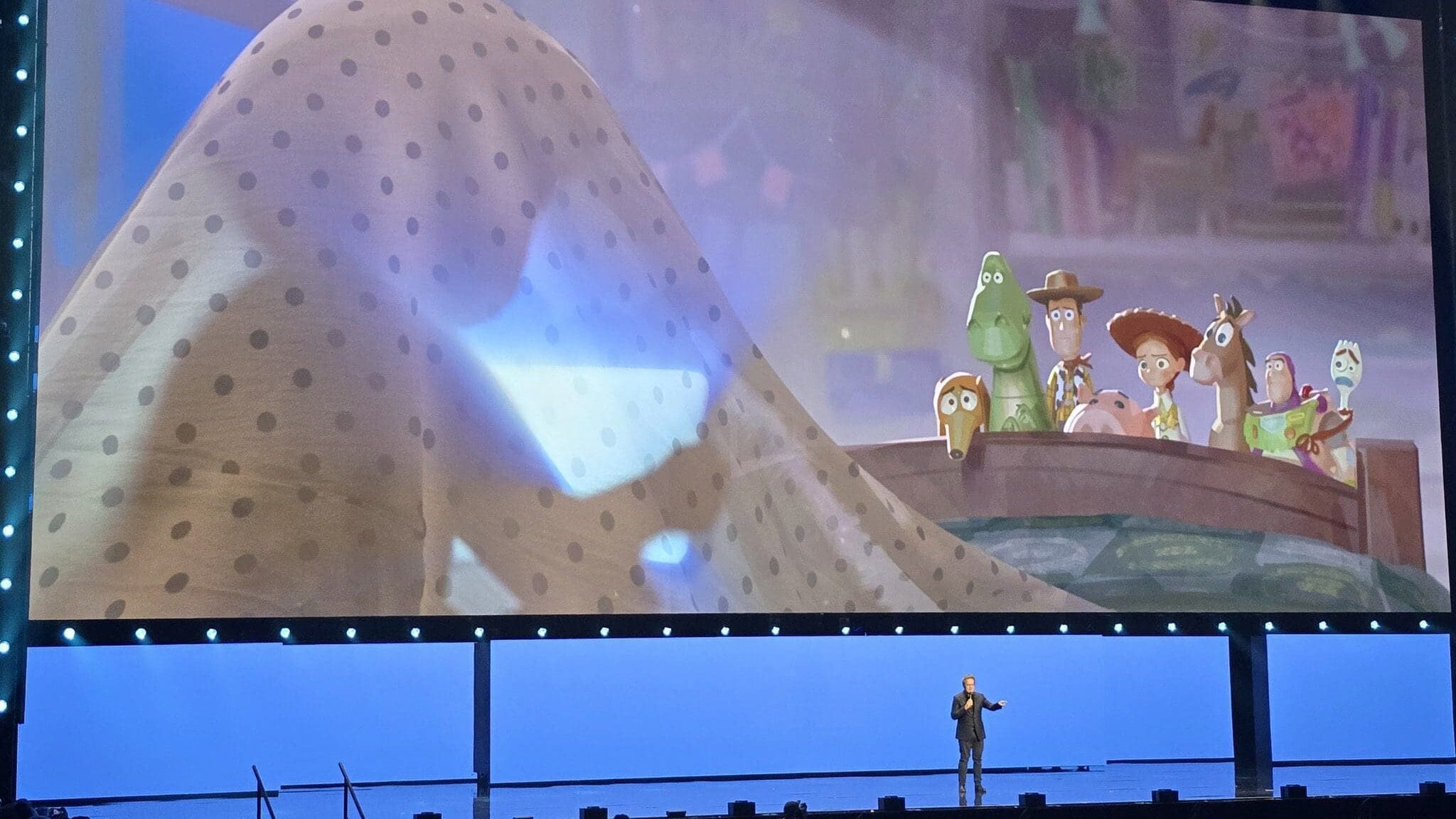 Anuncio de Toy Story 3 en la D23 de Disney.