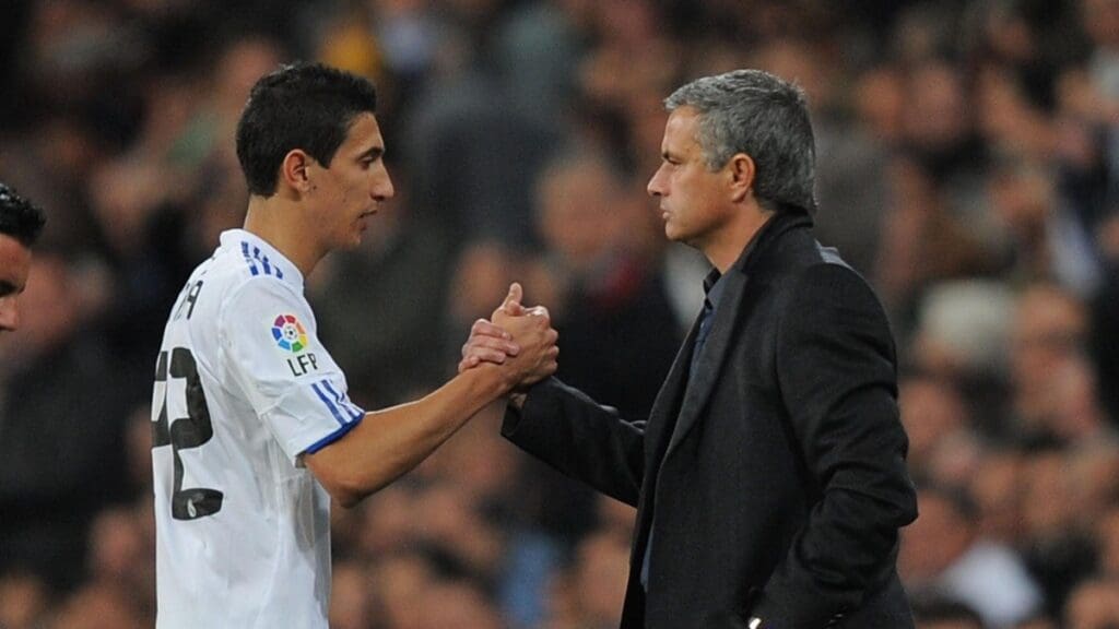 Di maria en el documental de Netflix con Mourinho