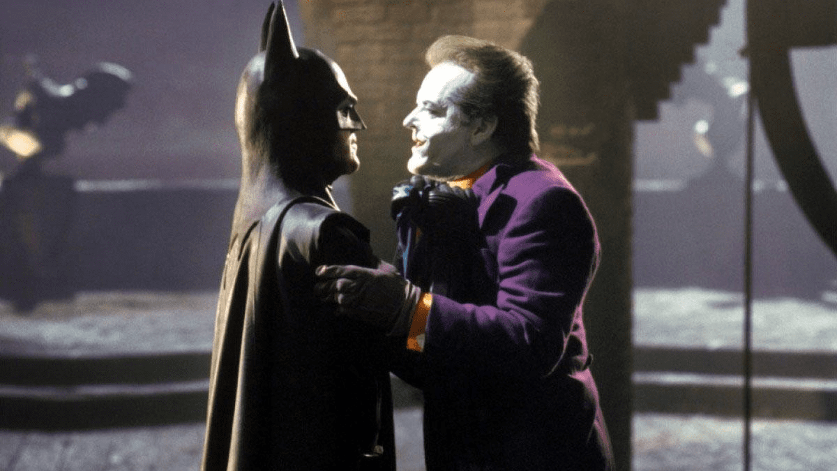 Batman y joker pelean
