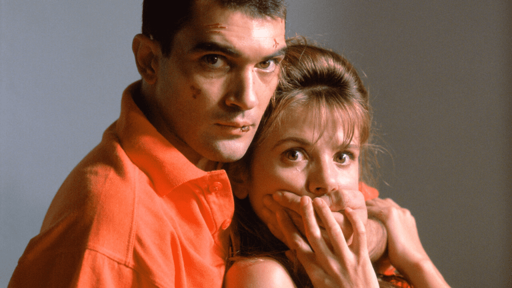 Antonio Banderas en Átame, película de Pedro Almodovar