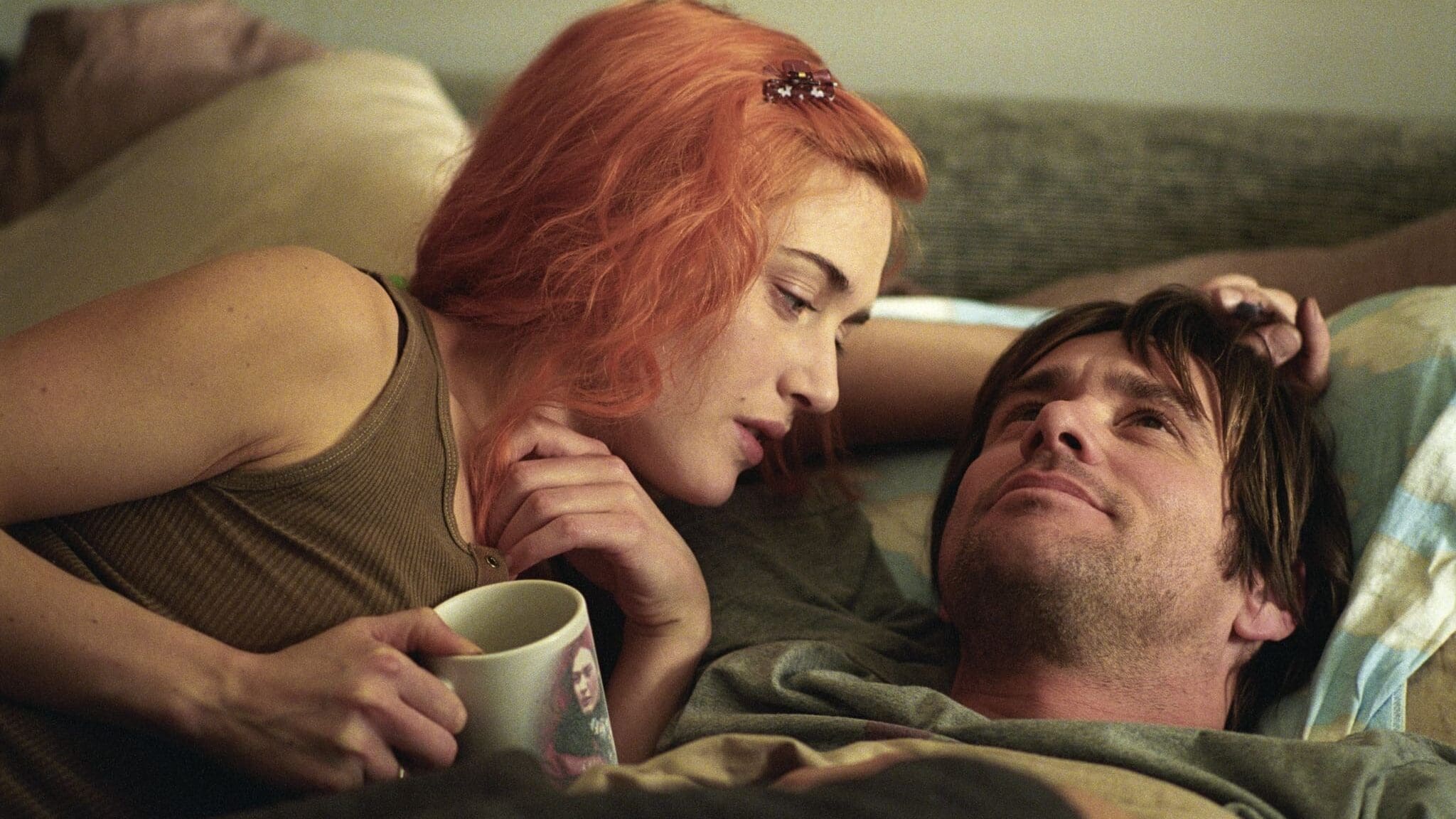 Jim Carrey y Kate Winslet en Eternal Sunshine of the spotless mind 