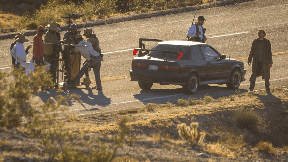Imagenes desde el set de The Battle of Baktan Cross, película de Paul Thomas Anderson