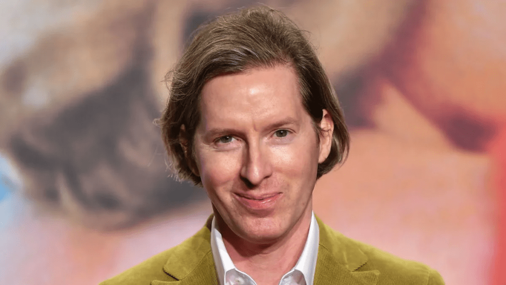 Wes Anderson en una premiere