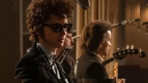 timothée chalamet como bob dylan