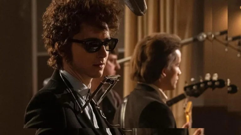 timothée chalamet como bob dylan