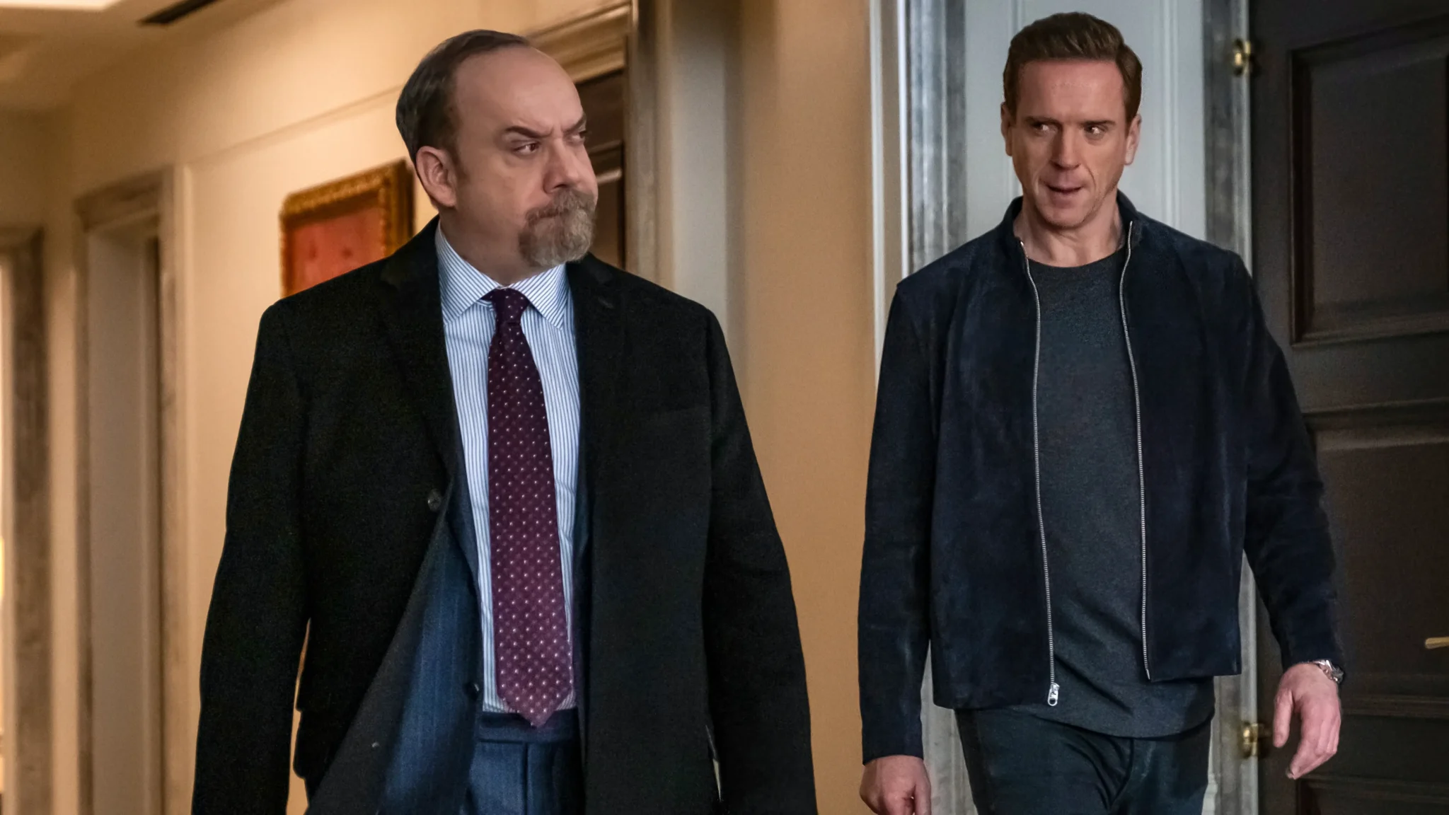 Paul Giamatti y Damian Lewis en Billlions