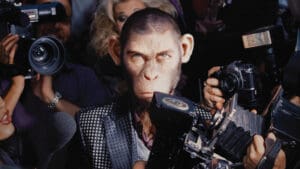 Better Man es un musical con Robbie Williams como un mono