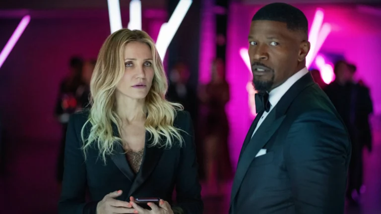 Jaime Fox y Camero diaz en De vuelta a la acción netflix