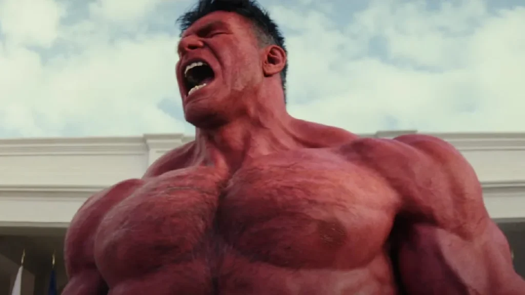 Harrisond Ford Hulk Red o Rojo en Capitán América: Un nuevo mundo