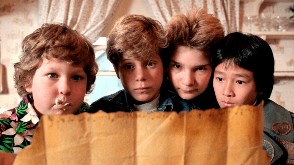 Los protagonistas de Los Goonies