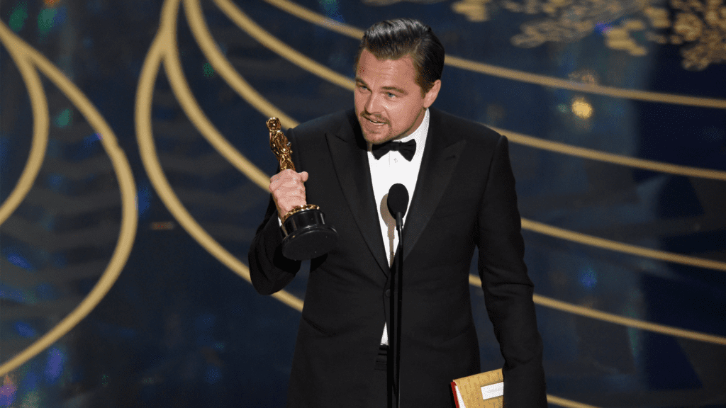 Leonardo DiCaprio ganador al oscar