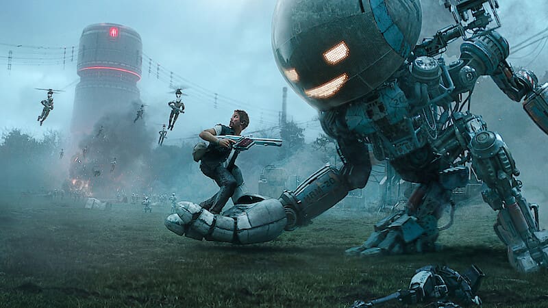 Chris Pratt en la película de Netflix, The Electric State