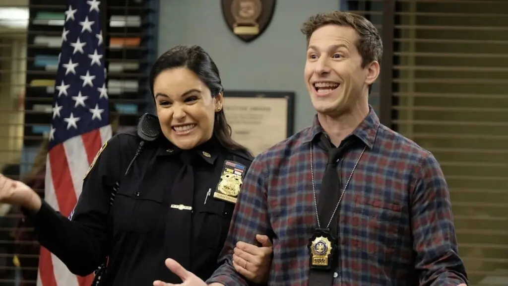 Andy Samberg se rie en Brooklyn 99