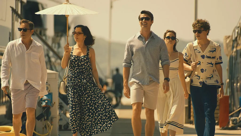 Jason Isaacs, Parker Posey, Patrick Schwarzenegger, Sarah Catherine Hook, Sam Nivola the white 