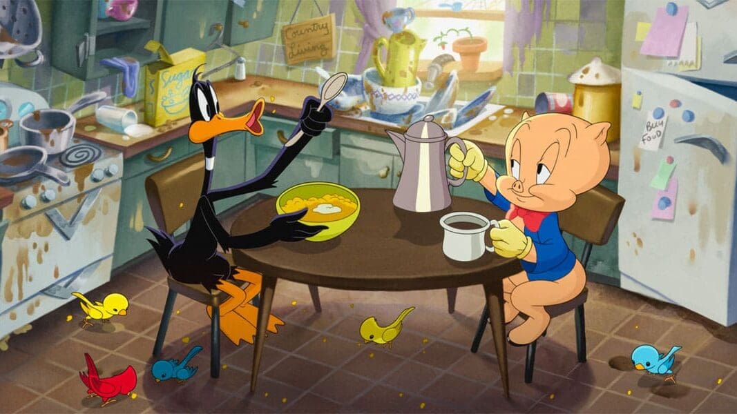Porky y el Pato lucas cocinas en El día que la Tierra explotó