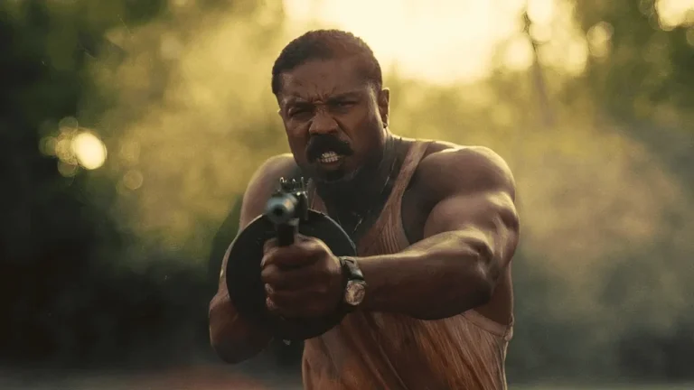 Pecados pelicula con Michael B. Jordan disparando