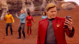 jesse plemons en USS Callister episodio de Black Mirror