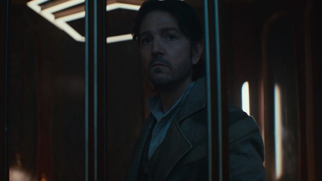 Diego Luna como Andor en la serie de Star Wars segunda temporada