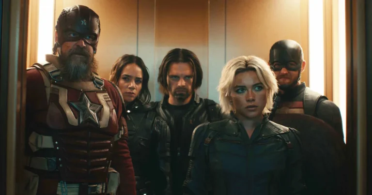 Los personajes de Thunderbolts* suben un ascensor