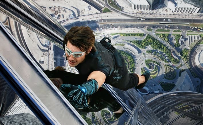 Tom Cruise escala el Burj Khalifa en Misión Imposible: Protocolo Fantasma
