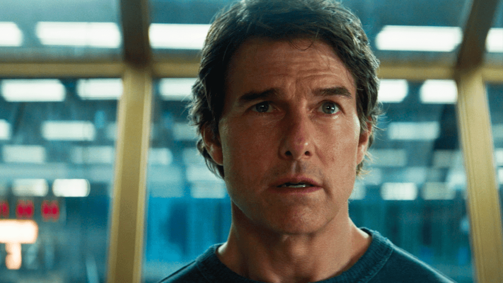 Tom Cruise pidiendo ayuda en Mision Imposible Sentencia Final 