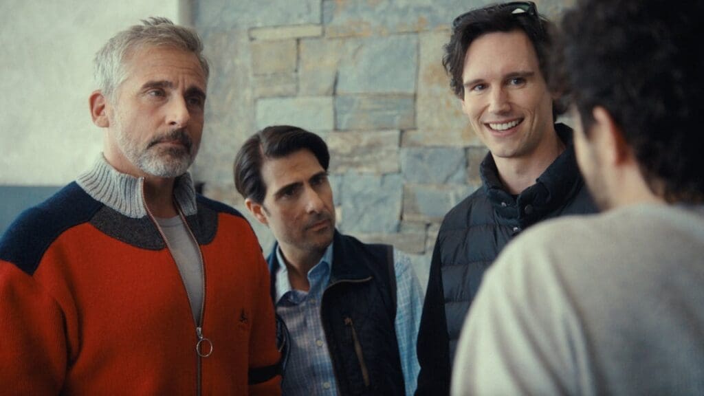  Steve Carell, Jason Schwartzman, Cory Michael Smith, Ramy Youssef en Mountainhead