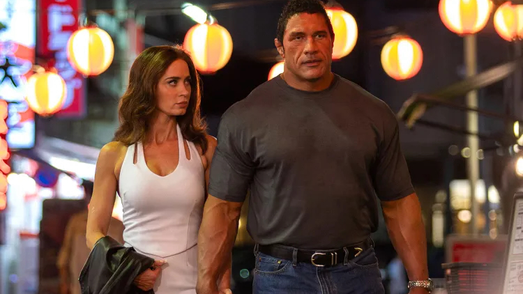Dwayne Johnson y Emily Blunt 'La máquina' ('The Smashing Machine')