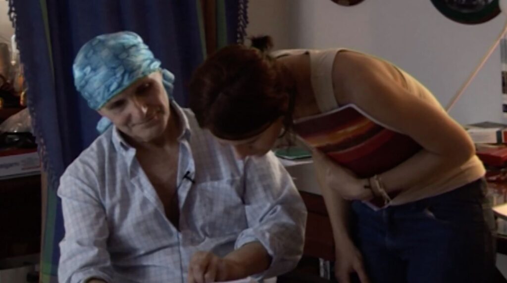 Leonardo Favio dirigiendo documental Había una vez un mago.