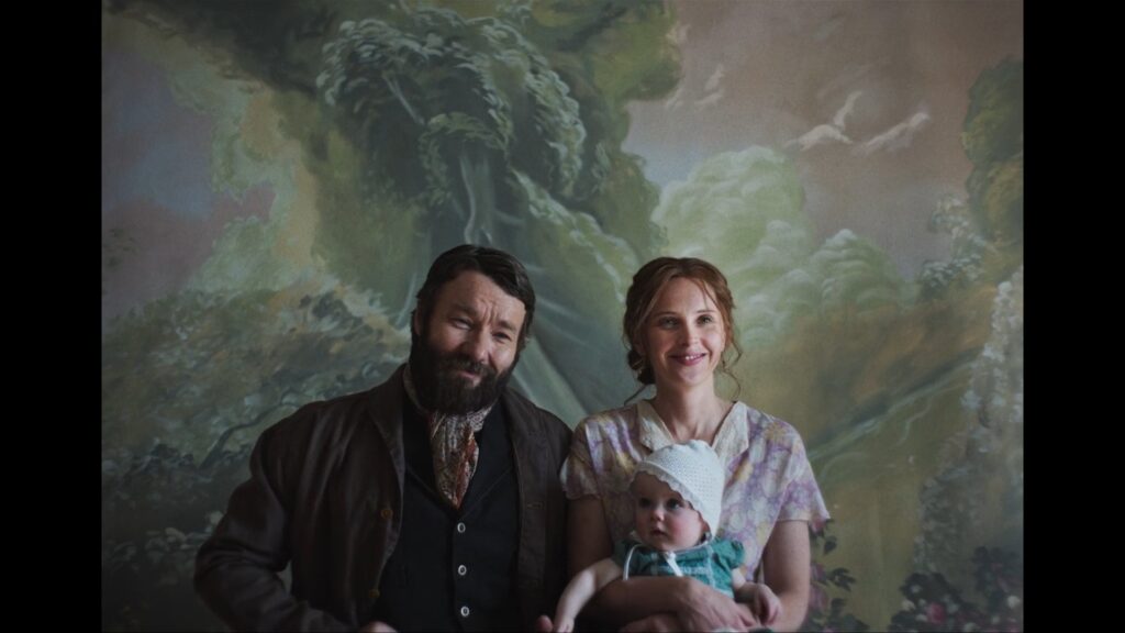 Joel Edgerton y Felicity Jones en Train Dreams en Netflix